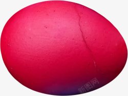 红色裂纹鸡蛋素材