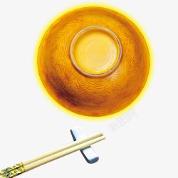 中国风碗筷素材