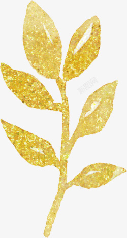 金色树叶素材