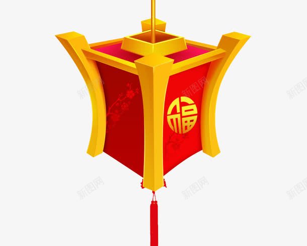 春节灯笼png免抠素材_88icon https://88icon.com 喜庆 富 春节 灯笼