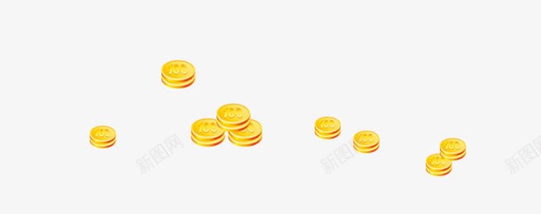 卡通扁平金币png免抠素材_88icon https://88icon.com 卡通 扁平 金币