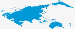世界地图蓝色素材