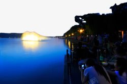 傍晚西湖傍晚的杭州西湖高清图片