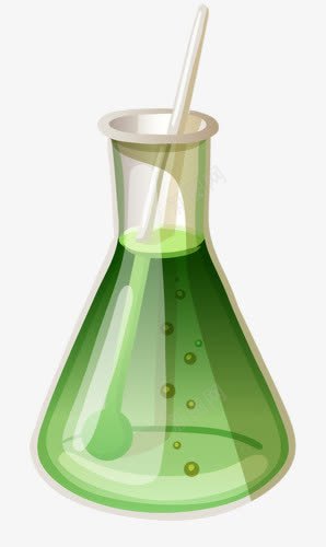 绿液体与量杯png免抠素材_88icon https://88icon.com 液体 研究 科学 量杯