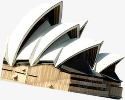 澳大利亚歌剧院白色建筑素材