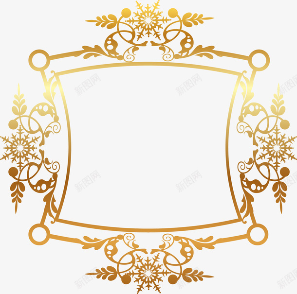 欧式边框矢量图ai免抠素材_88icon https://88icon.com 欧式边框 边框图片 矢量图