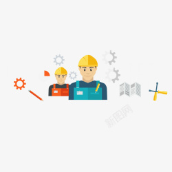 修理工矢量图素材