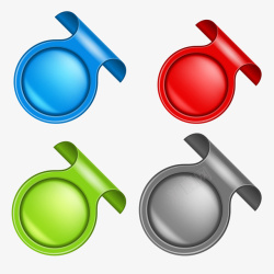 圆形促销标签素材