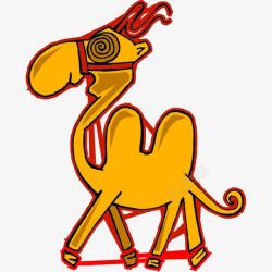 晕眩的骆驼卡通眩晕的骆驼高清图片