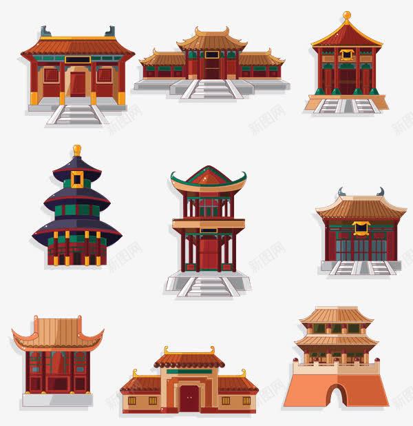 古典建筑图案png免抠素材_88icon https://88icon.com 中国风 古典 建筑