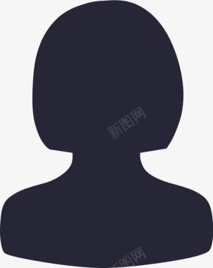 女跑步女头像图标图标