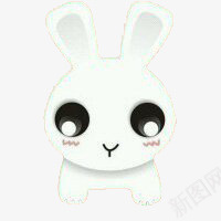 卡通兔子png免抠素材_88icon https://88icon.com 兔子 动物 卡通 可爱 白色