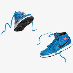 蓝色耐克运动鞋png免抠素材_88icon https://88icon.com 蓝色 运动鞋