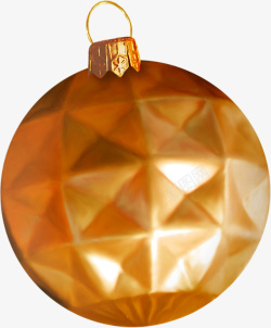 圣诞节金色装饰球素材