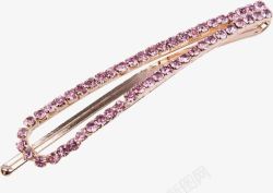 紫罗兰宝石紫色宝石发夹高清图片