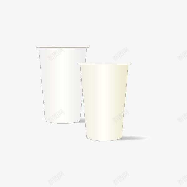 两个灰色纸杯png免抠素材_88icon https://88icon.com 两个 手绘 灰色 纸杯