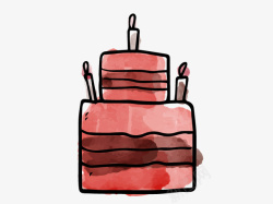 蛋糕生日蛋糕卡通矢量图素材