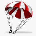 parachute降落伞Aviationicons图标高清图片