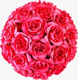 粉色玫瑰花朵海报装饰素材
