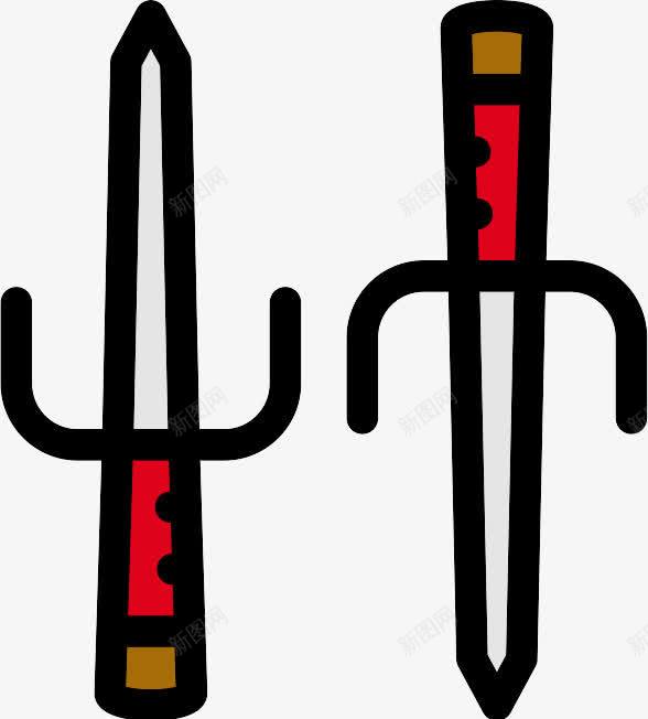 古剑png免抠素材_88icon https://88icon.com 刀 刀剑 卡通 宝剑
