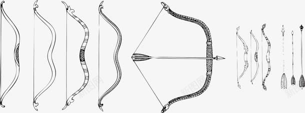 佛教兵器弓箭png免抠素材_88icon https://88icon.com 佛教兵器 手绘 武器 禅意