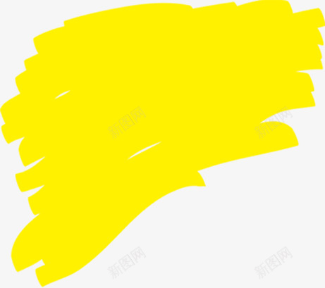 黄色水彩涂鸦标签png免抠素材_88icon https://88icon.com 标签 水彩 涂鸦 黄色