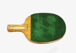 绿色乒乓球拍素材