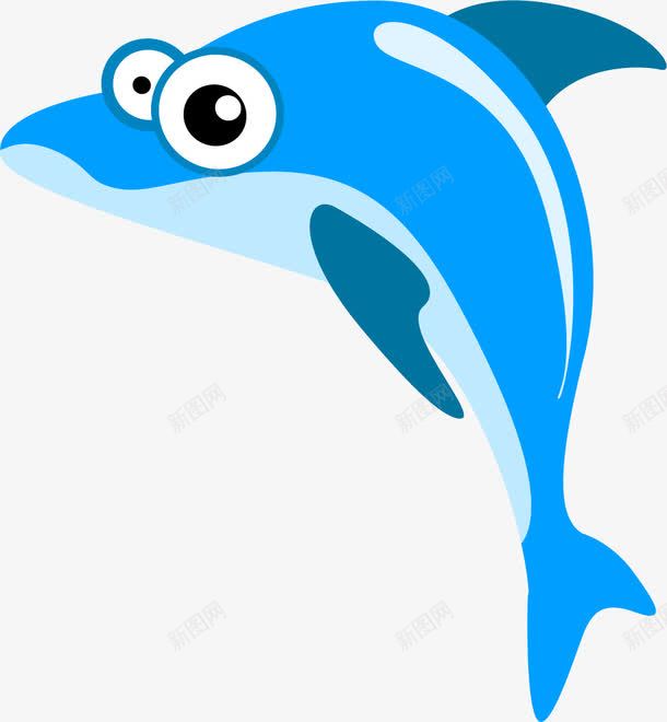 卡通手绘蓝色鲸鱼png免抠素材_88icon https://88icon.com 卡通动物 可爱鲸鱼 手绘动物 蓝色鲸鱼 鱼 鱼类 鲸鱼