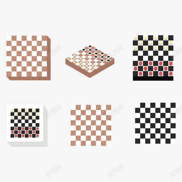 棋盘png免抠素材_88icon https://88icon.com 手绘 棋盘 黑白