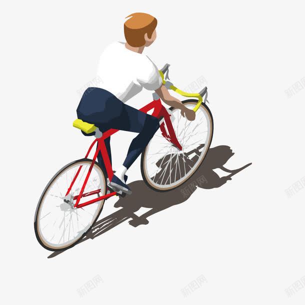 单车少年png免抠素材_88icon https://88icon.com 单车 自行车 骑单车