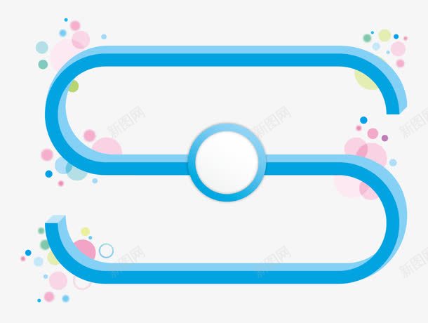 蓝色S形挂钩png免抠素材_88icon https://88icon.com S形 挂钩 蓝色