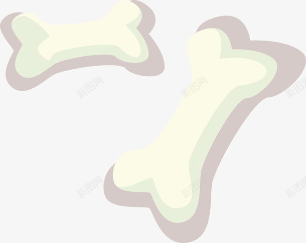 卡通骨头矢量图ai免抠素材_88icon https://88icon.com 卡通 生物医药 生物医药产业 生物医药展板 生物医药广告 生物医药整容 骨骼 矢量图