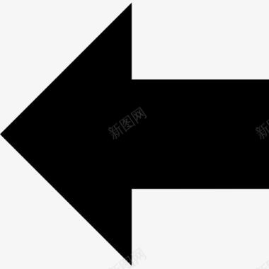 向左旋转向左实心箭头图标图标