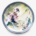 中国风瓷器图标图标
