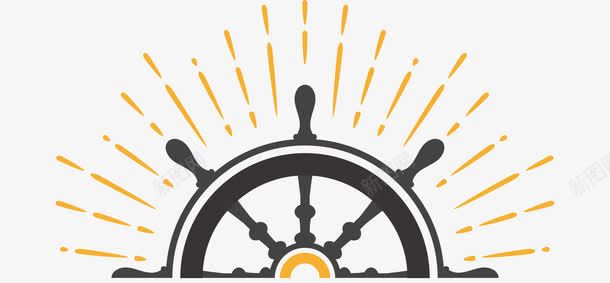 轮盘航行船png免抠素材_88icon https://88icon.com 航行 船 轮盘