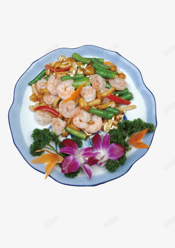 虾仁豆角png免抠素材_88icon https://88icon.com 炒菜 美食 菜谱 饭店