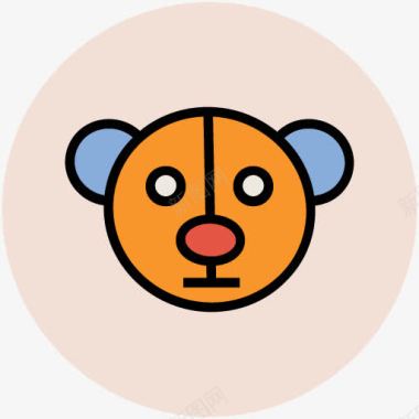 手绘玩具熊3d图标卡通3d图标图标