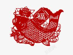 鱼新年卡通素材