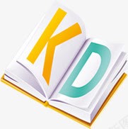 KD字母和翻开的书本png免抠素材_88icon https://88icon.com kd 书本 字母 翻开