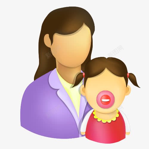 女人和小孩png免抠素材_88icon https://88icon.com 免抠 精品 美图