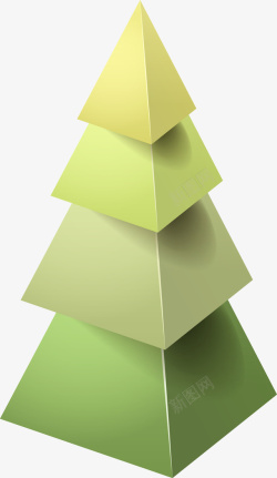 圣诞树矢量图素材