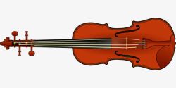 红色的小提琴素材