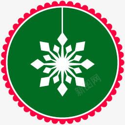 圣诞节雪花图标png免抠素材_88icon https://88icon.com 图标 圣诞节 雪花