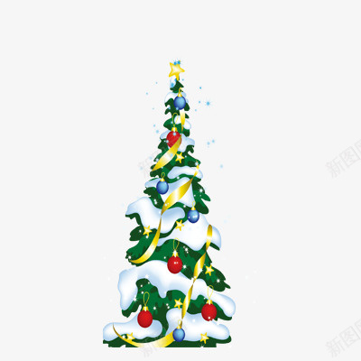 手绘圣诞树psd免抠素材_88icon https://88icon.com 圣诞 圣诞树 植物 礼物 绿色 节日