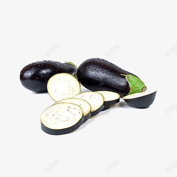 切片茄子png免抠素材_88icon https://88icon.com 茄子 蔬菜 食物