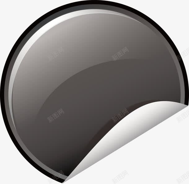 卡通漂亮卷角png免抠素材_88icon https://88icon.com 创意卷角 卡通卷角 卷边 漂亮卷角 矢量卷角 翻开 翻纸 翻页 翻页卷角