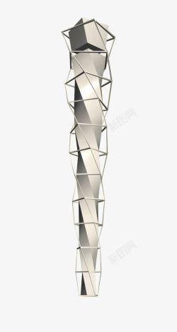 有质感的金属通道元素素材