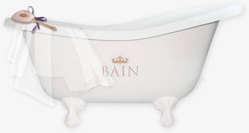 白色浴缸png免抠素材_88icon https://88icon.com 卫浴 家具 浴缸 白色