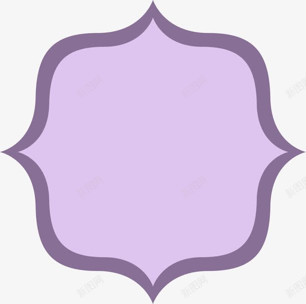紫色简约边框纹理png免抠素材_88icon https://88icon.com 免抠PNG 简约 紫色 边框纹理