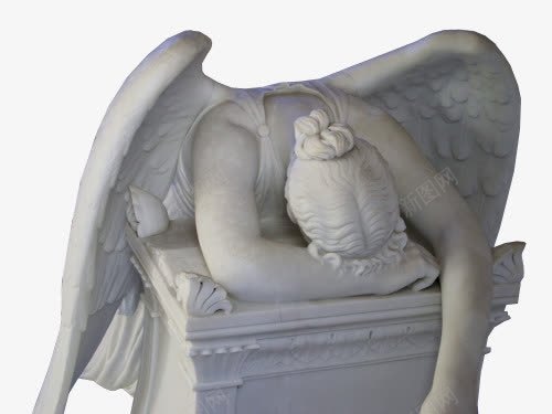 白色雕塑png免抠素材_88icon https://88icon.com 女人 白色雕塑 翅膀